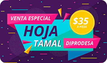venta especial hoja tamal diprodesa 35
